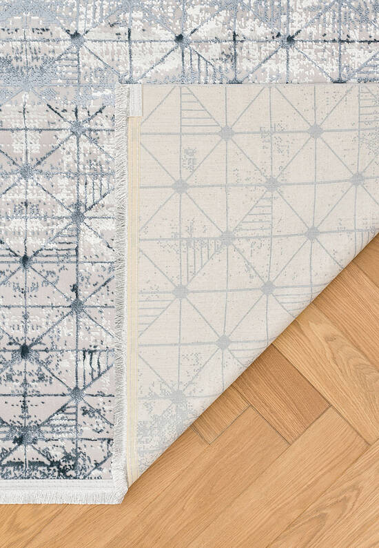 Турецкий синтетический ковер PM06-Mavi