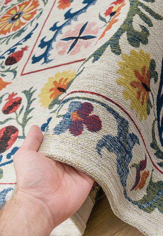 Винтажный безворсовый ковер LM6079-L390