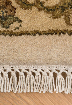 фрагмент ковра Kashan gold Ivory