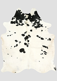 дизайн натуральной шкуры коровы Чёрно-белая 1105