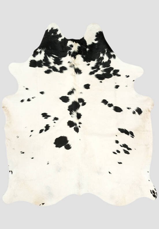 Натуральная шкура коровы Чёрно-белая 1105