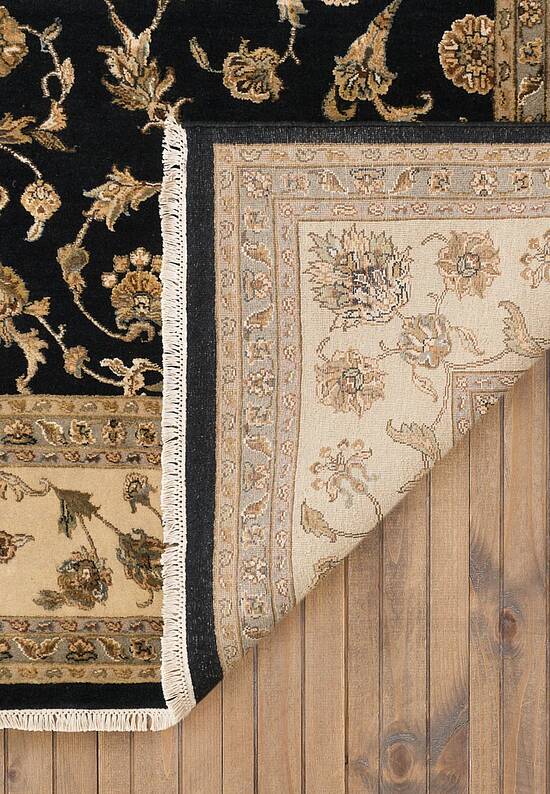 Элитный ковер ручной работы 10/10 RS-318 Black-Beige
