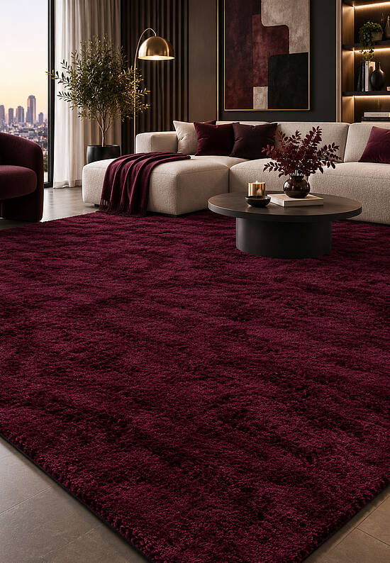 Пушистый ковер RM1469-R847