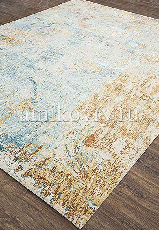 Элитный ковер ручной работы 11/11-RWB SRB-703-Antique White/Jamaican Aqua