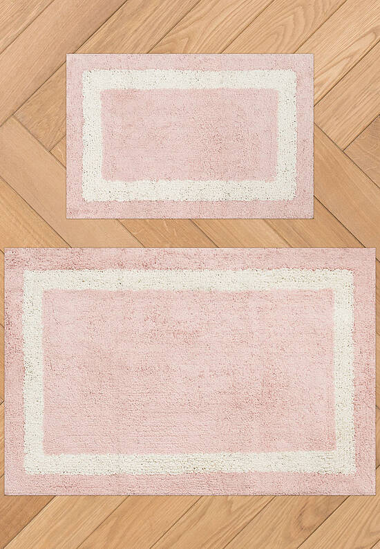 Розовый комплект ковриков для ванной Liberte-Pink