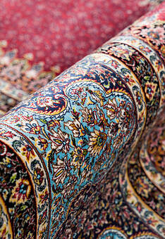 фактура ковра Ottoman Silk Masoomi-Red