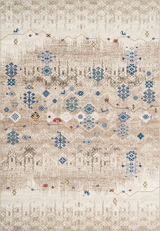 Шерстяной ковер из Монголии ES4762-E8