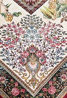 фрагмент ковра Ottoman Silk Shekargah-Modern Red