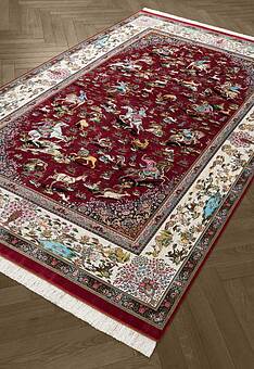 ковер в перспективе Ottoman Silk Shekargah-Modern Red