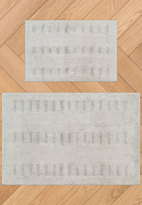 Серый комплект ковриков для ванной Togo-Gray