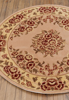 Ковер Tibetan Carpet QJ0353MB-beige/pink круг