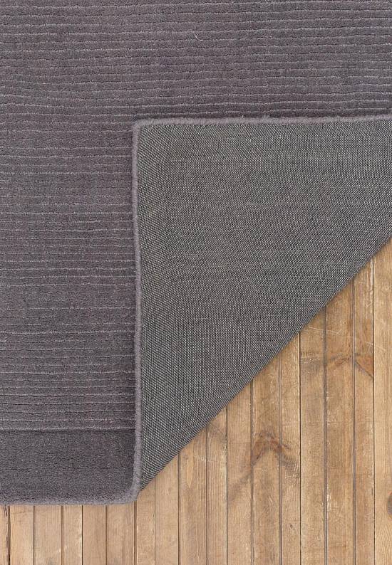 Однотонный шерстяной ковер Grey