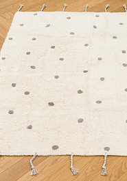 ковер ручной работы в перспективе Nattiot Cotton Numi Gris