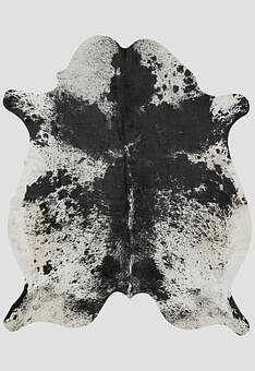 дизайн натуральной шкуры коровы Соль/перец чёрно-белая LN012-Salt/Pepper 957