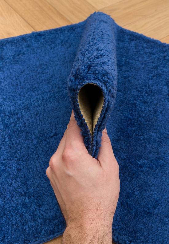 Синий мягкий коврик для ванной Unimax 2582 Dark Blue