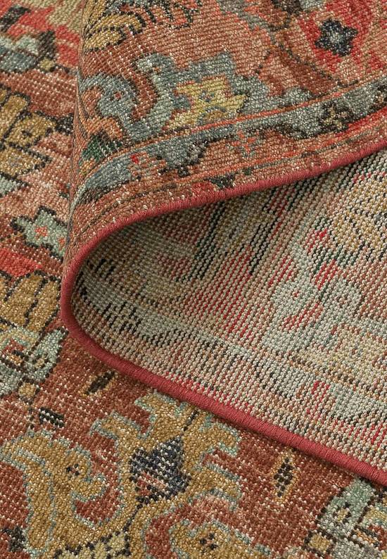 Безворсовый ковер из шерсти Red Ochre