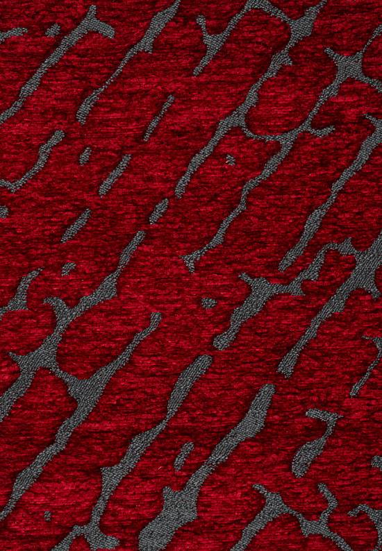Винтажный безворсовый ковер CPL 01-Antrasit Red