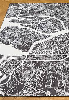Безворсовый ковер Rio Map