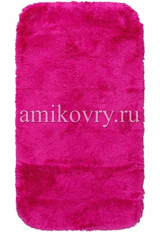 Малиновый мягкий коврик для ванной 3517 Fuchsia