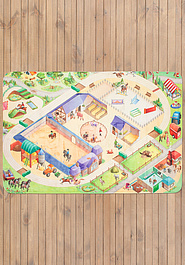 дизайн ковра House of Kids Equestre