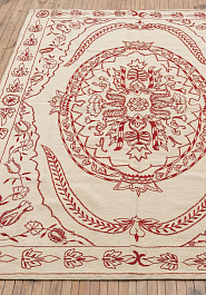безворсовый ковер в перспективе Art Rugs Kilim Addis Ababa Red