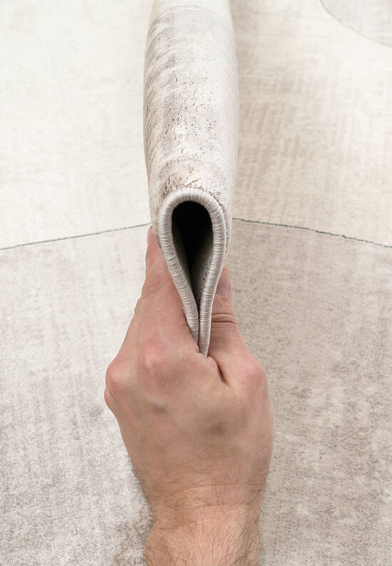 Геометрический ковер MRN 01 Cream Grey