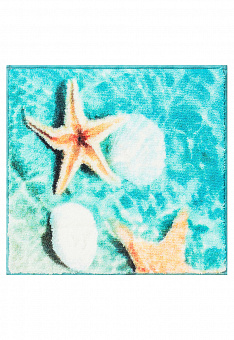 Коврик для ванной Confetti Bath Bella Seaside 01 Turquoise квадрат