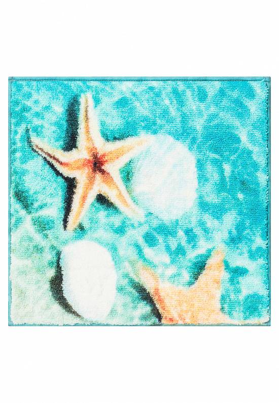 Бирюзовый коврик для ванной  Seaside 01 Turquoise