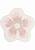 Розовый коврик для ванной из хлопка Lavin-Pink