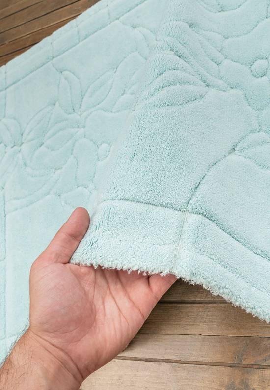 Комплект ковриков для ванной и туалета Pedina 02 Mint Green