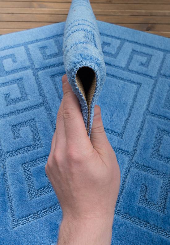 Синий коврик для ванной Ethnic 2509 Blue