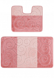 дизайн комплекта ковриков для ванной Confetti Bath Maximus Sile 2580 Dusty Rose BQ