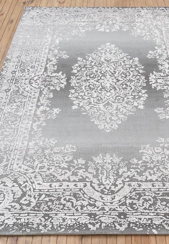 Винтажный серый ковер из Турции D409A