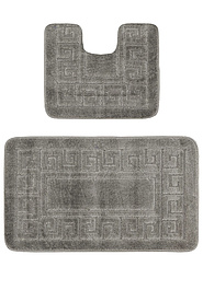 дизайн комплекта ковриков для ванной Confetti Bath Maximus Ethnic 2503 Opal Grey PS