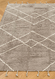 ковер ручной работы в перспективе Nattiot Cotton Lassa Stone