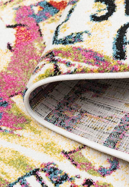 Недорогой синтетический ковер 2776-Multicolor