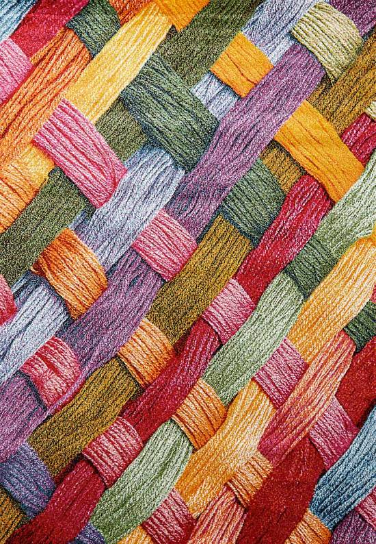 Недорогой синтетический ковер C010-Multicolor