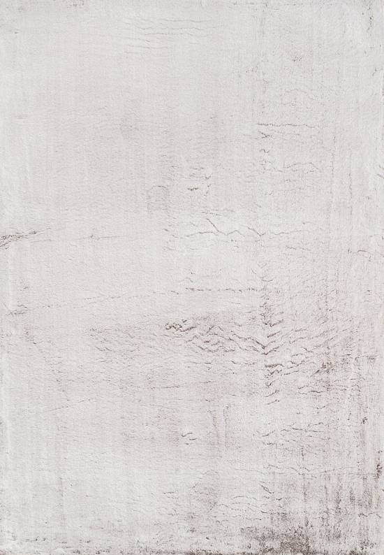 Пушистый ковер с мягким ворсом Beige-White