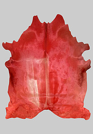 дизайн натуральной шкуры коровы Крашеная в феррари ред 794 discount