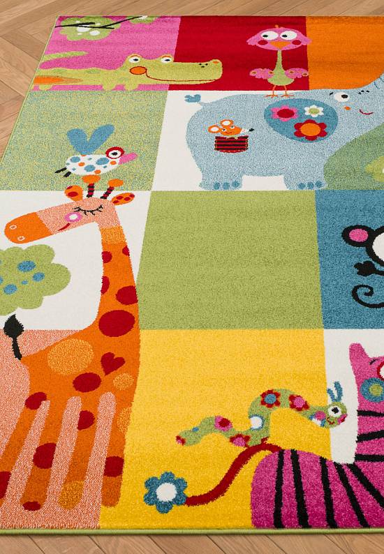Недорогой синтетический ковер 2903-Multicolor