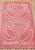 Розовый коврик для ванной комнаты Flora 2580 Dusty Rose
