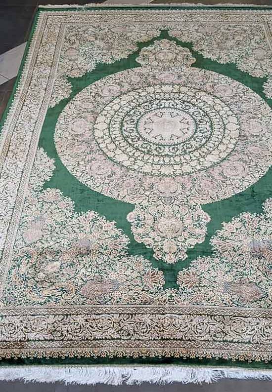 Иранский классический ковер Versace-Green discount