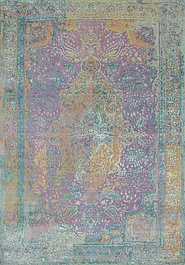 дизайн ковра ручной работы Free Verse By Kavi 14/14-HS WS QM-961-Dusty Lavender/Peach Bloom