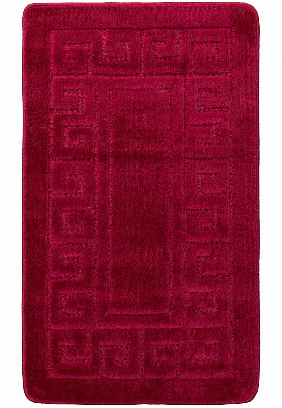 Бордовый коврик для ванной Ethnic 2577 Burgundy