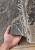 Дизайнерский ковер ручной работы 8/8-RWB ESK-411-Medium Gray/White Sand