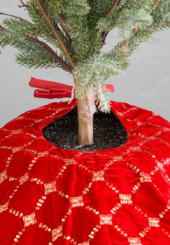 Коврик-юбка под ёлку