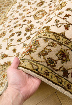 фактура ковра Kashan gold 10/10 SC-733-7-Ivory/Camel