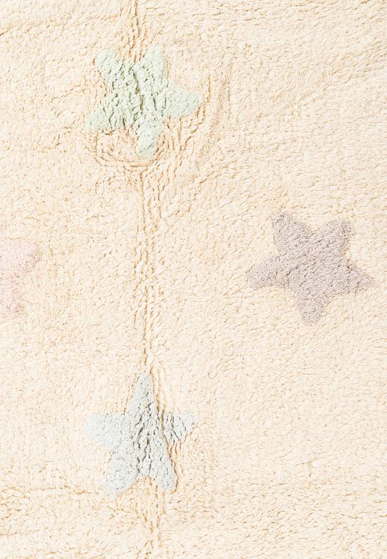 Детский стираемый ковер Stars Tricolor Vanilla