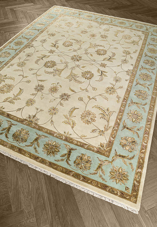 Элитный ковер ручной работы 10/10 CH-114-Ivory/Green