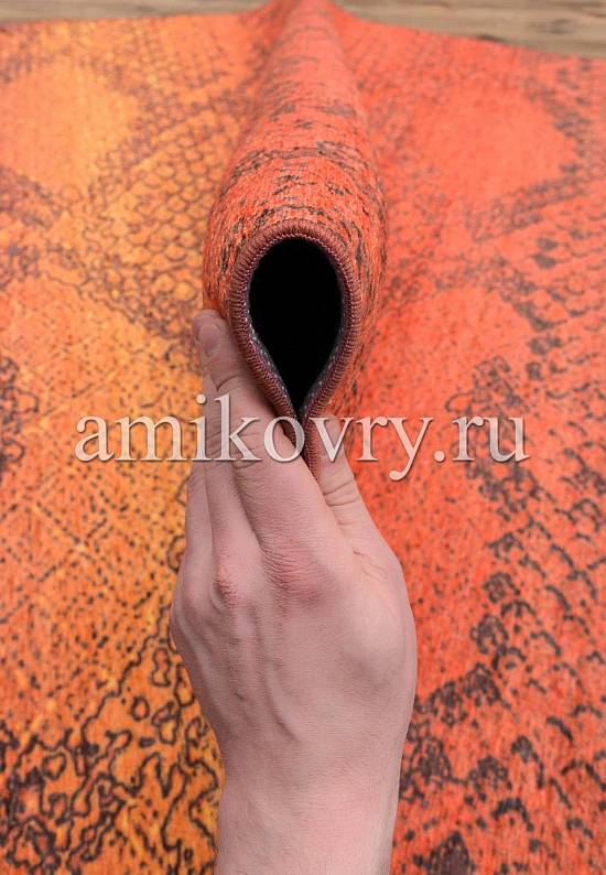 Яркий безворсовый ковер 2708-41